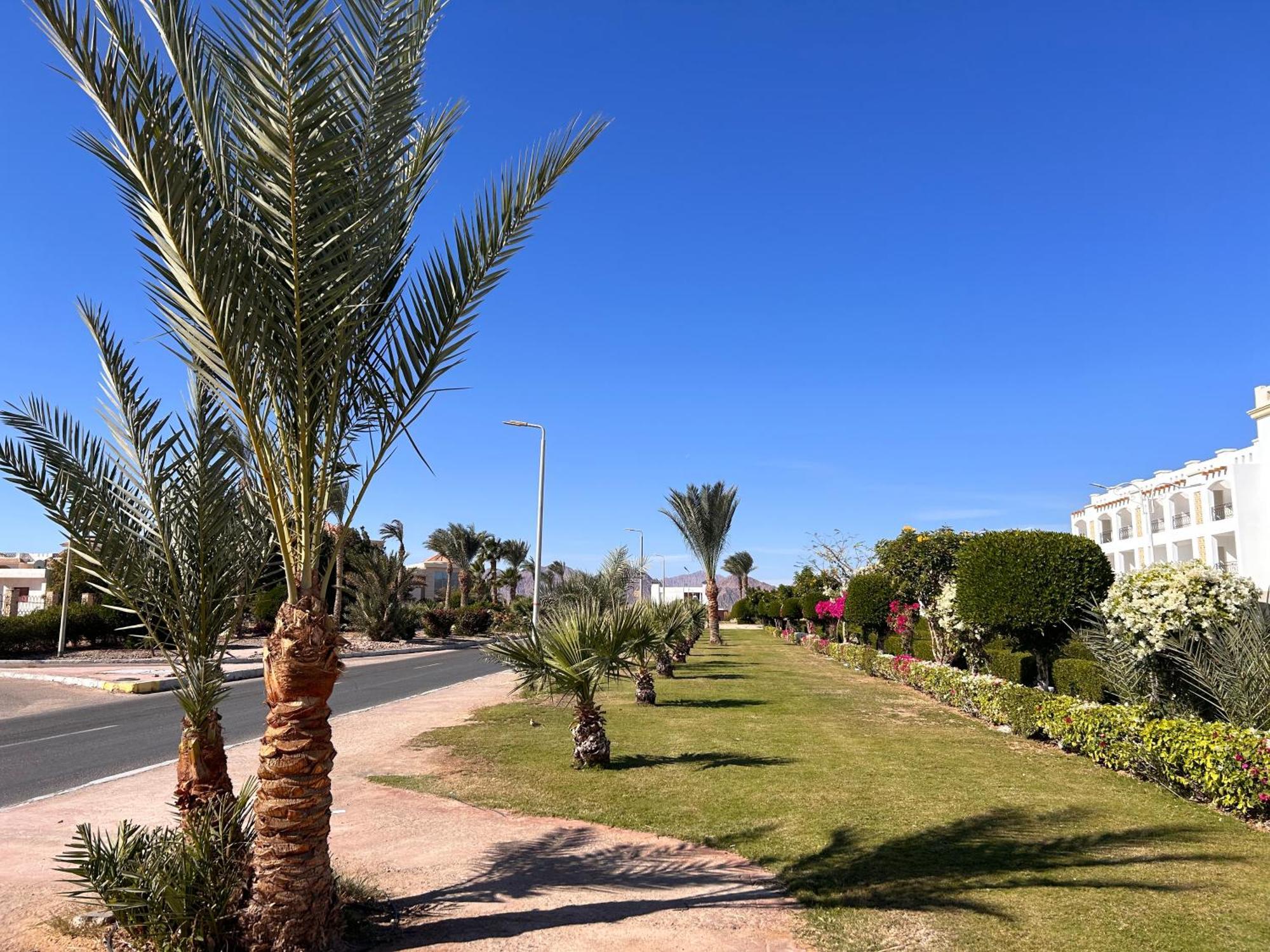 Cosy Studio On The First Floor With Lovely Terrace And Personal Garden Area, Pool View And Free Beach Access In Sharm Hills Resort Exterior foto